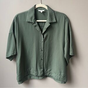 Haven Well Within Top Women's Small Sage Green Relaxed Comfort Neutral Coastal